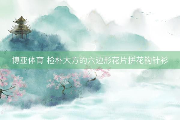博亚体育 检朴大方的六边形花片拼花钩针衫